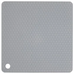 Gifi Dessous de plat carré en silicone 18x18cm - 2 coloris Clearance