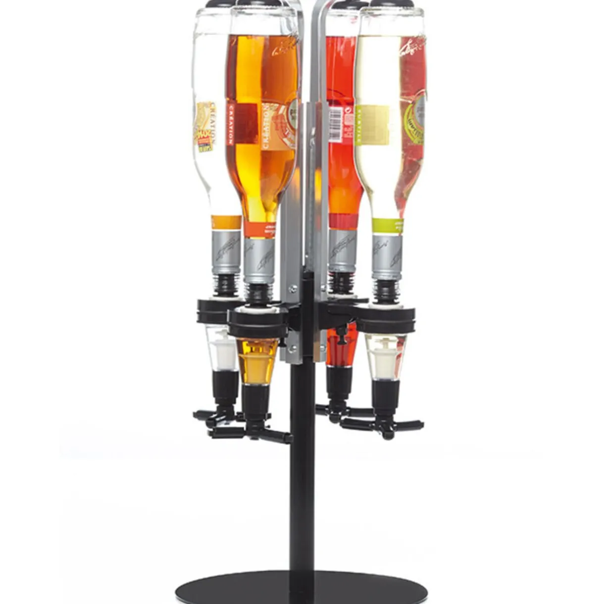 Gifi Distributeur d alcool 4 bouteilles Discount
