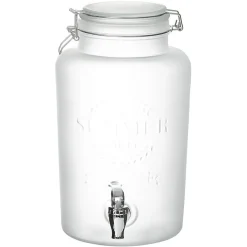 Gifi Distributeur de boisson effet givre en verre 5 L Clearance