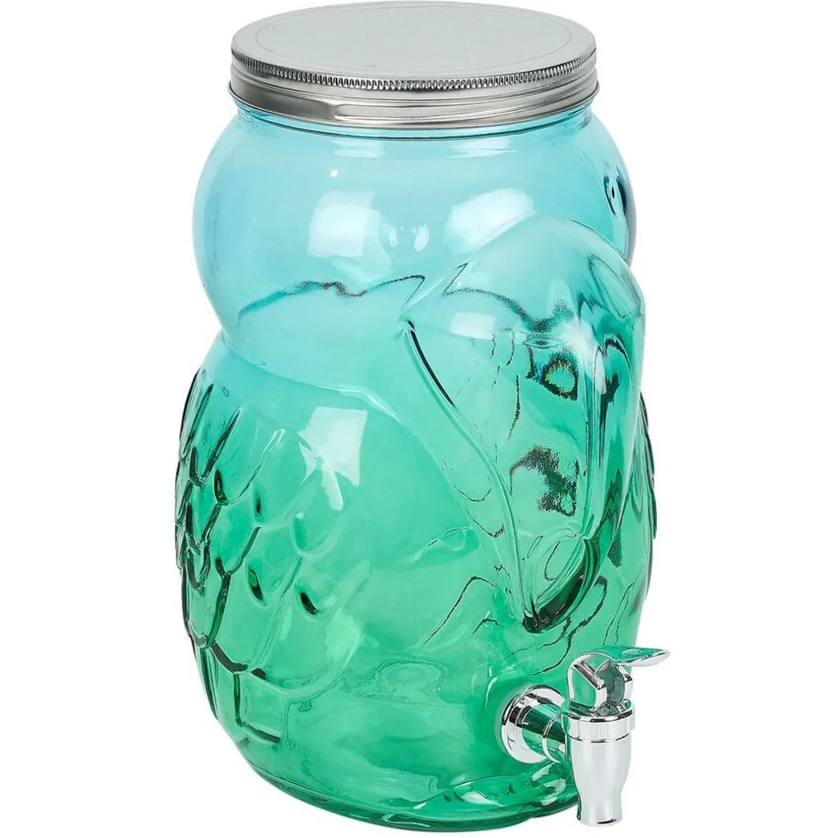 Gifi Distributeur de boisson forme toucan verre 4,2L