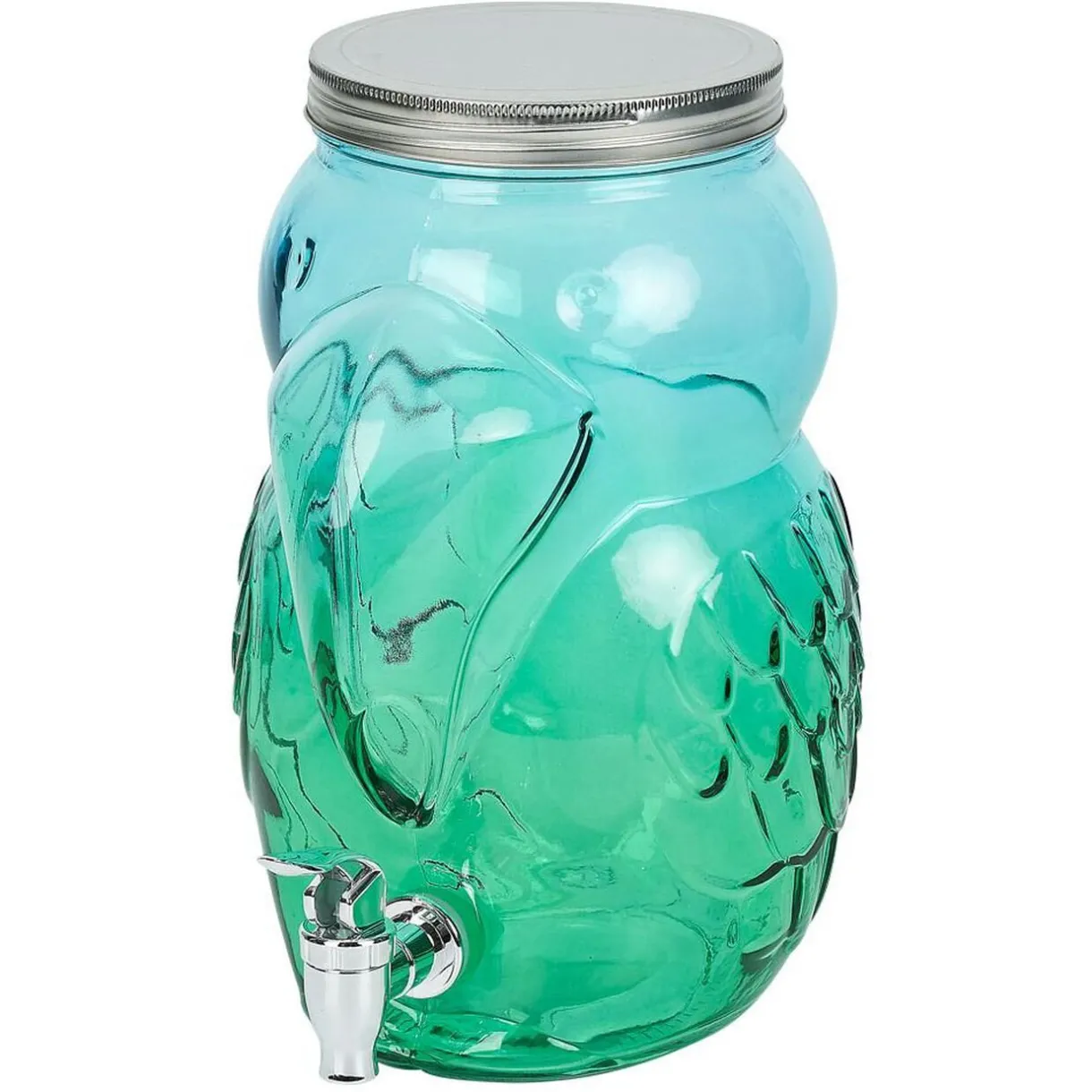 Gifi Distributeur de boisson forme toucan verre 4,2L