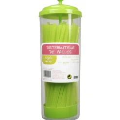 Gifi Distributeur de pailles vertes Hot