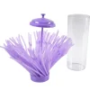 Gifi Distributeur de pailles violettes Best