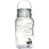 Gifi Distributeur forme bocal en verre transparent cont. 3,8 L Online