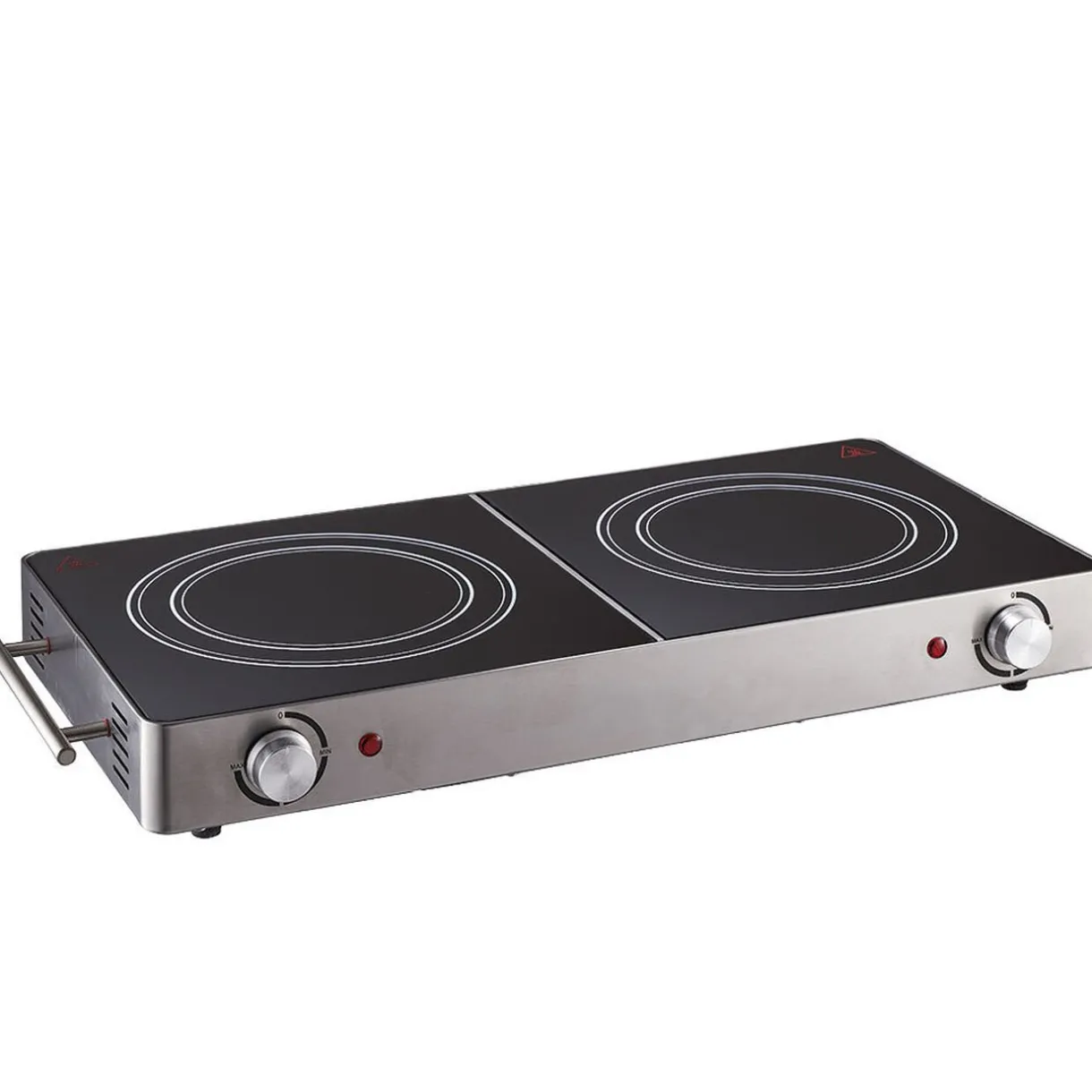 Gifi Double plaque vitrocéramique noire et grise Cuisilux Outlet