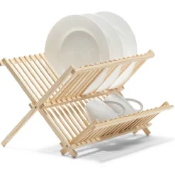 Gifi Egouttoir à vaisselle pin naturel Discount