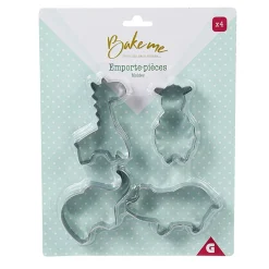 Gifi Emporte pièce forme animal inox argenté x4 Hot
