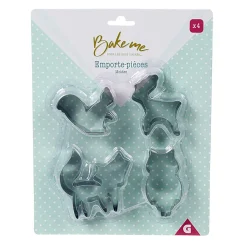 Gifi Emporte pièce forme animal inox argenté x4 Discount