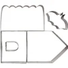 Gifi Emporte pièces maison hantée Halloween chauve souris x4 Hot