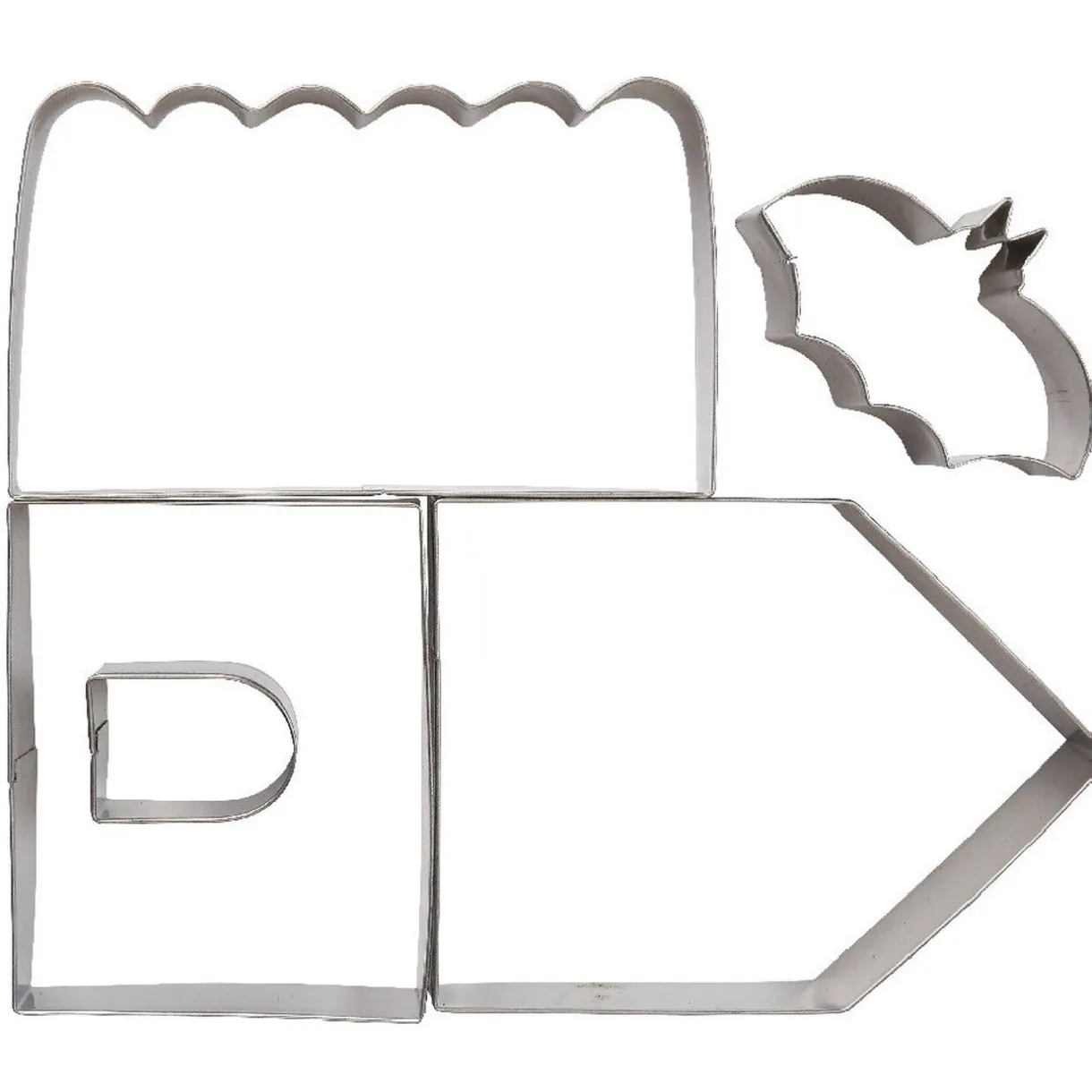 Gifi Emporte pièces maison hantée Halloween chauve souris x4 Hot