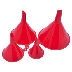 Gifi Entonnoir en plastique rouge - Lot de 4 Hot