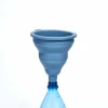 Gifi Entonnoir pliable rétractable en silicone bleu Outlet