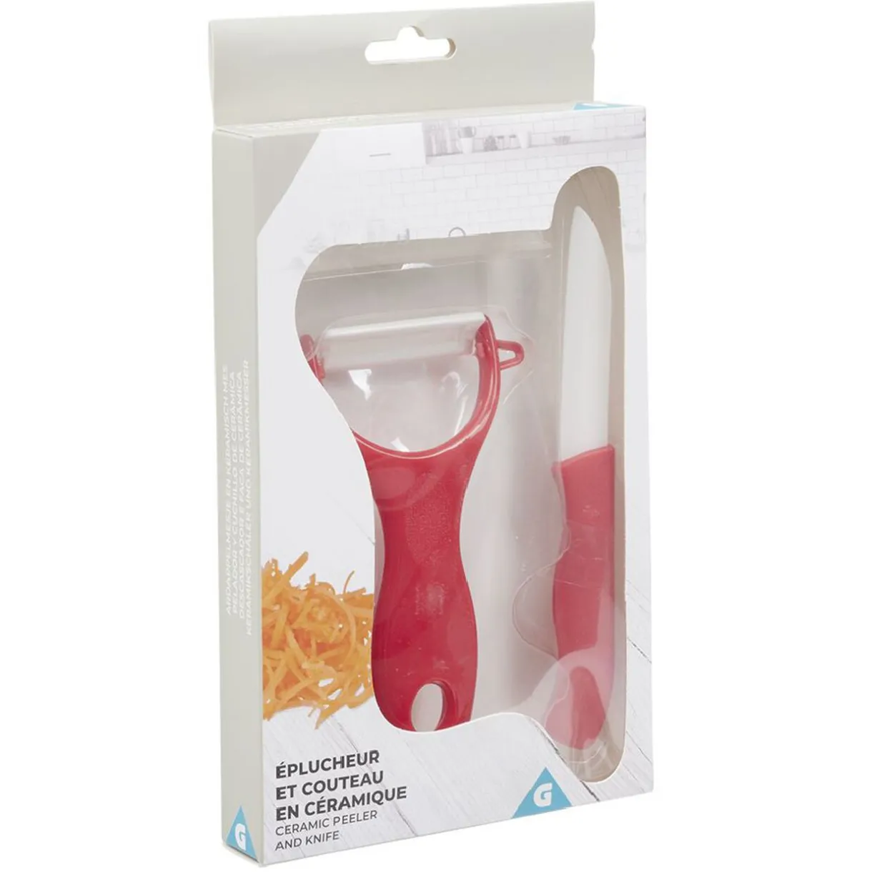 Gifi Eplucheur et couteau céramique Discount