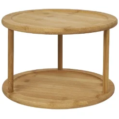 Gifi Etagère de cuisine ronde rotative 2 niveaux Outlet
