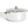 Gifi Faitout tous feux dont induction inox et verre Ø25,5cm Sale