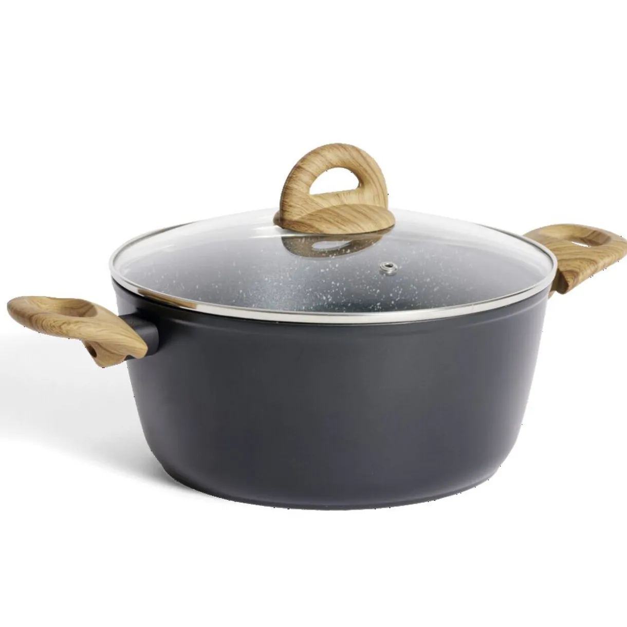 Gifi Faitout tous feux dont induction aluminium gris Ø24cm New