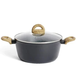 Gifi Faitout tous feux dont induction aluminium gris Ø24cm New