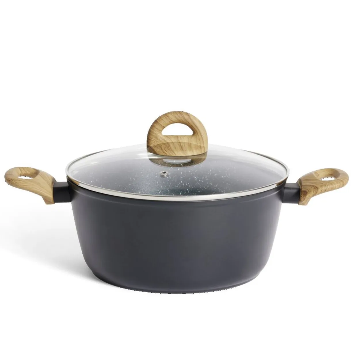 Gifi Faitout tous feux dont induction aluminium gris Ø24cm New
