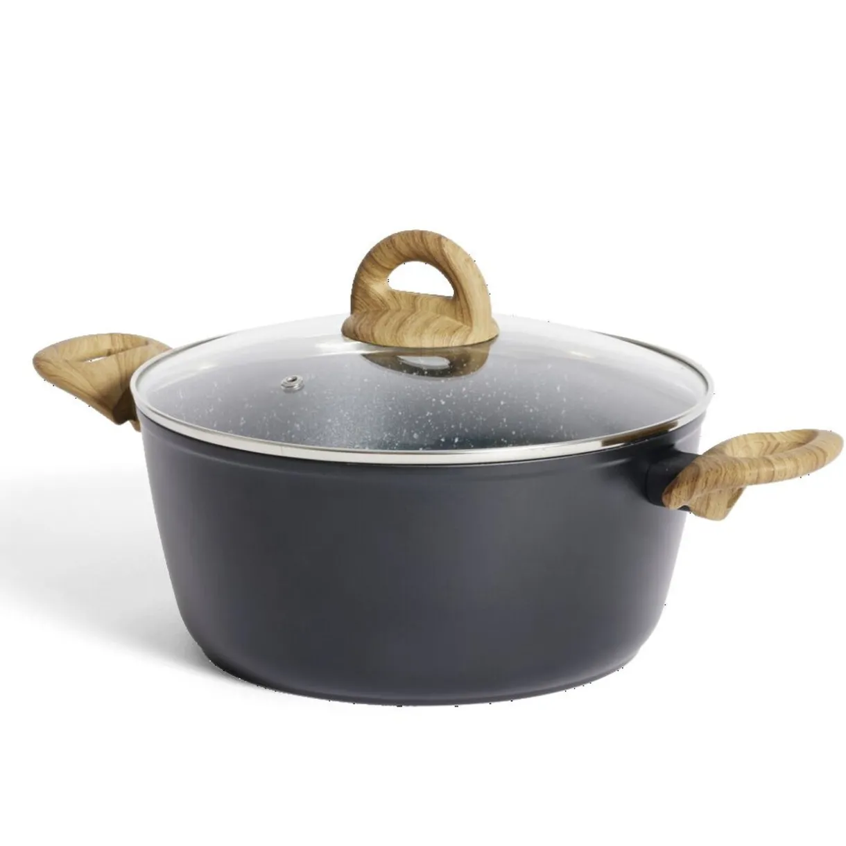 Gifi Faitout tous feux dont induction aluminium gris Ø24cm New