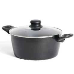 Gifi Faitout tous feux dont induction aluminium noir Ø24cm Sale