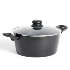 Gifi Faitout tous feux dont induction aluminium noir Ø24cm Sale