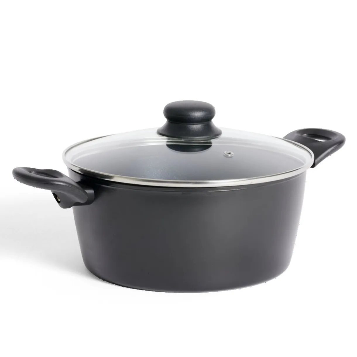 Gifi Faitout tous feux dont induction aluminium noir Ø24cm Sale