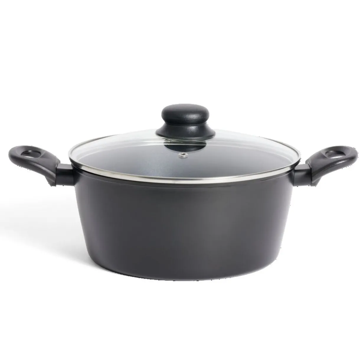 Gifi Faitout tous feux dont induction aluminium noir Ø24cm Sale