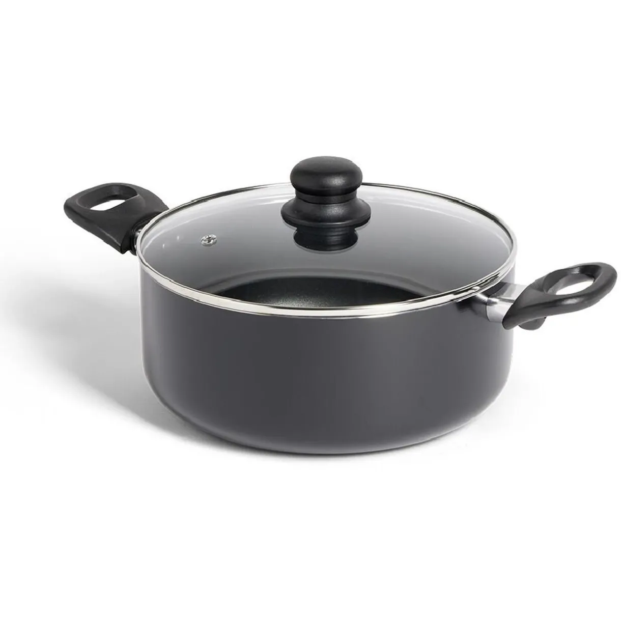 Gifi Faitout tous feux sauf induction aluminium noir Ø24cm Outlet