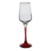 Gifi Flûte à champagne rouge translucide x6