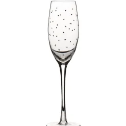 Gifi Flûte à champagne transparent motif pois