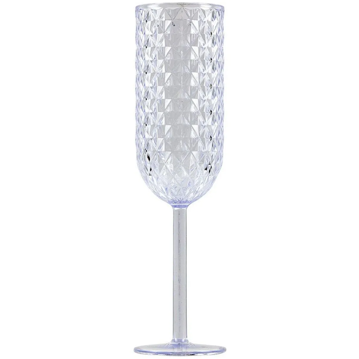 Gifi Flûte de champagne en plastique design diamant x6 Discount