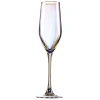 Gifi Flûte en verre Kira dorée 17cL x4 New