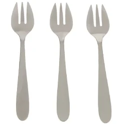 Gifi Fourchette à huître en inox x3