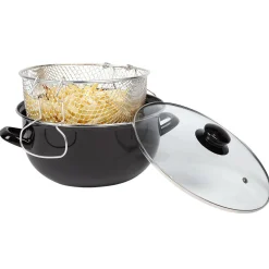 Gifi Friteuse avec panier et couvercle Best