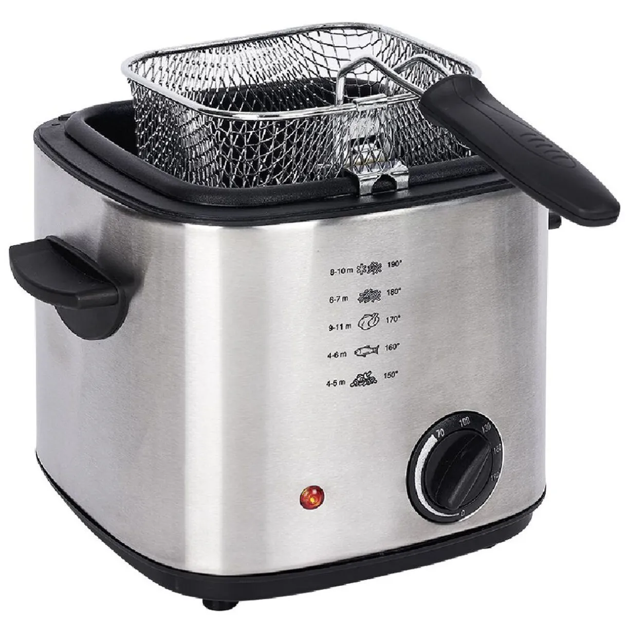 Gifi Friteuse et fondue en inox gris Hot