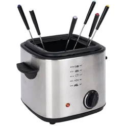 Gifi Friteuse et fondue en inox gris Hot