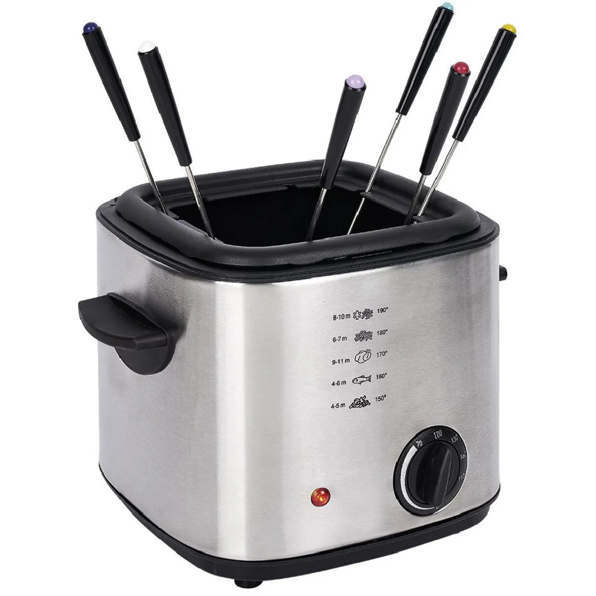 Gifi Friteuse et fondue en inox gris Hot