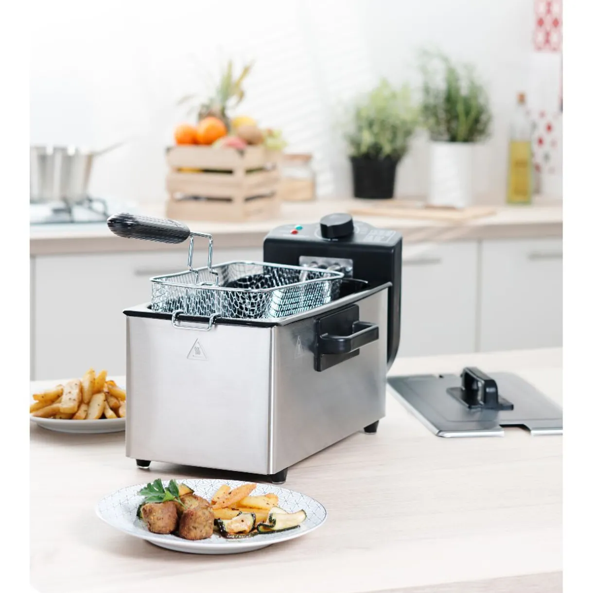 Gifi Friteuse inox Homday 3 L Hot