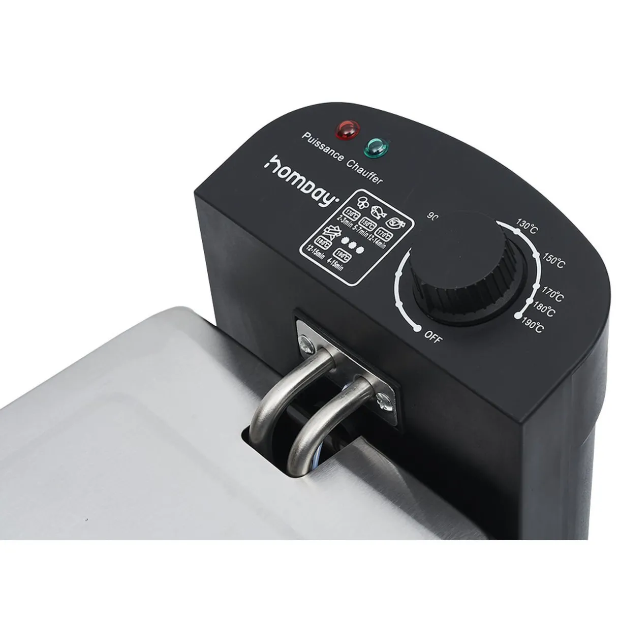 Gifi Friteuse électrique Homday amovible en inox 3L Discount