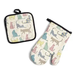 Gifi Gant de cuisine manique motifs chats