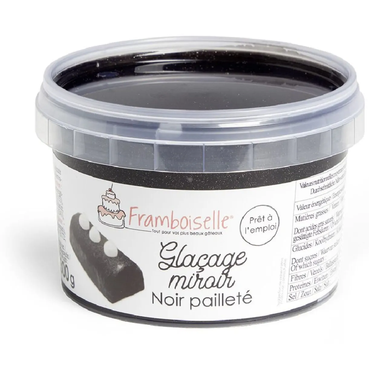 Gifi Glaçage miroir noir pailleté 300g Sale