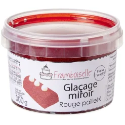 Gifi Glaçage miroir rouge pailleté 300g Sale