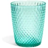 Gifi Gobelet en plastique bleu effet martelé