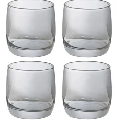 Gifi Gobelet en verre argenté x4