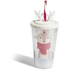 Gifi Gobelet paille Noël 470ml - 2 modèles
