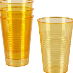 Gifi Gobelet plastique orange transparent x4 Outlet