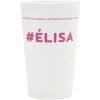 Gifi Gobelet plastique prénom #ÉLISA 33cl