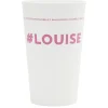 Gifi Gobelet plastique prénom #LOUISE 33cl