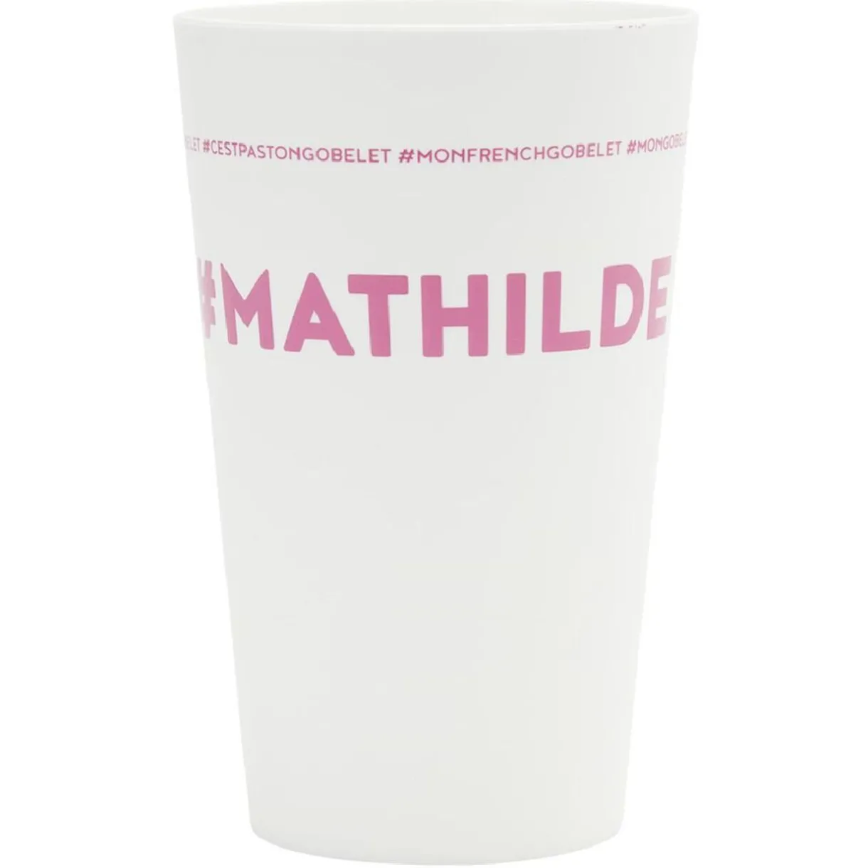 Gifi Gobelet plastique prénom #MATHILDE 33cl