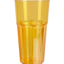 Gifi Gobelet plastique rigide orange transparent